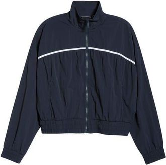 Zella Travel Lite Track Jacket in Navy Sapphire at Nordstrom, Size X-Large
