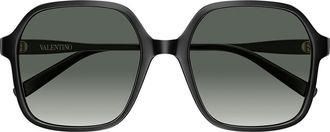 Valentino VG0018SA Asian Fit 001 Womens Sunglasses Size 57