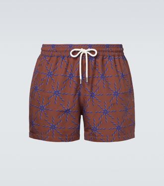 Frescobol Carioca Rio printed swim trunks