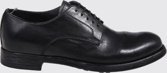 Officine Creative Scarpe Derby in pelle di bufalo lavata con punta tonda