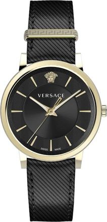 Versace Heren V Circle Horloge - Heren - Horloges - Geel - ONE Size - Accessoires