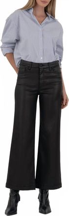 Kut from the Kloth Meg Coated Pants In Black