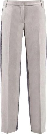 Stella McCartney Pantaloni a inserti - Grigio