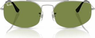 Ray-Ban EXPLORER 5 Green Navigator Unisex Sunglasses RB3845 003/4E 60