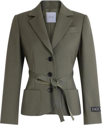 Patou Jas - Dames - Blazers - Groen - S - Jassen