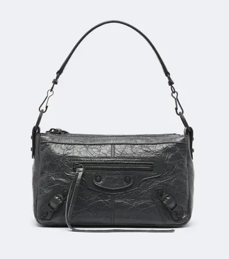 Balenciaga Bolso al hombro Le City Moto Mini de piel