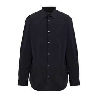 Emporio Armani Classic Shirt - Heren - Zakelijke Overhemden - Zwart - M - Overhemden