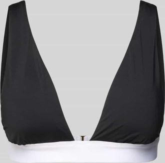Lauren Ralph Lauren Bikini-Oberteil mit breiten Tr&auml;gern Modell BEL AIR in Black, Gr&ouml;&szlig;e XL