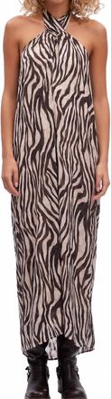 Gestuz Zofia Maxi Dress In Black/white