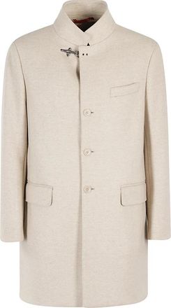 Fay Stijlvolle Winterjas - Heren - Mantel - Beige - L - Jassen