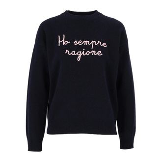 MC2 Saint Barth Maglione girocollo - - Knitwear - Donna - Blu - XS
