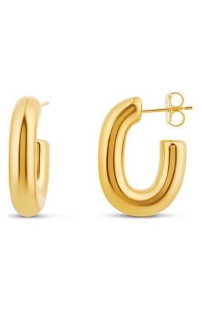 SHYMI U-Shaped Hoop Earrings in Gold at Nordstrom