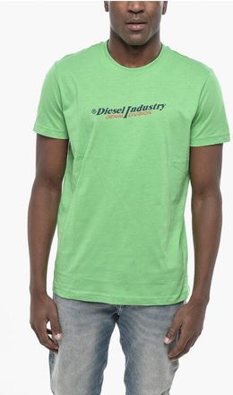 Diesel Cotton Crew-Neck T-Shirt T-DIEGOR NEW INDUSTRIES with Emboss size Xxl