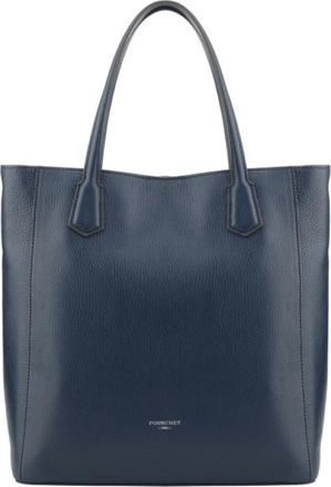 Pourchet Corso Tote - Heren - Shoppers - Blauw - ONE Size - Leer - Tassen
