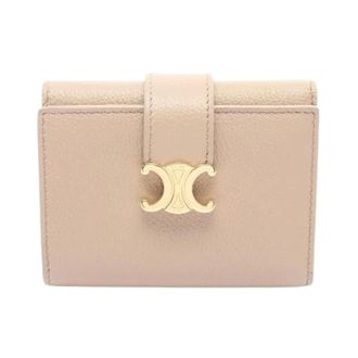 Celine Pre-owned Wallets, female, Beige, Size: ONE SIZE Pre-owned Fine Strap Nino Leather Wallet