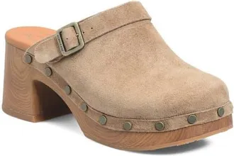 Kork-ease Tess Studded Clog in Taupe Suede at Nordstrom, Size 10