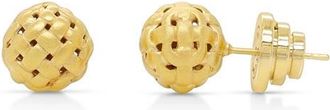 Dean Davidson Weave Ball Stud Earrings in Gold at Nordstrom