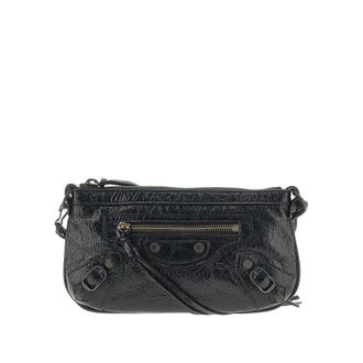 Balenciaga Le City Arena leather pouch Woman One Size