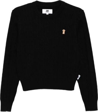 Chocoolate Maglione con ricamo - Nero