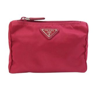 Prada Pre-owned Bags, female, Pink, Size: ONE SIZE Pre-owned Vintage Nylon Pouch