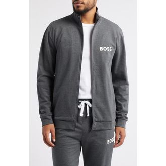 BOSS Mens Ease Track Jacket in Grey at Nordstrom Rack, Size Xx-Large