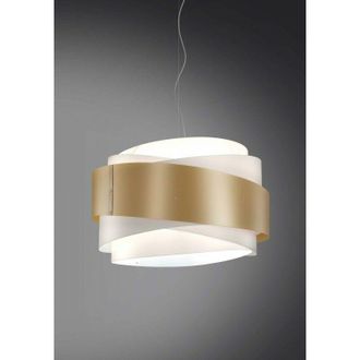 Linea Zero Bea L&aacute;mpara Colgante Una Luz Oro Di&aacute;metro 60x H38 Cm