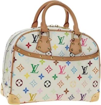 Louis Vuitton Pre-owned Hand Bag - Dames - Vintage Handtas - Veelkleurig - ONE Size - Leer - Vintage