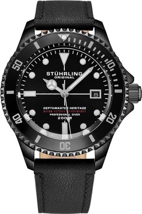 St&uuml;hrling Aquadiver Automatic Black Dial Mens Watch M17101