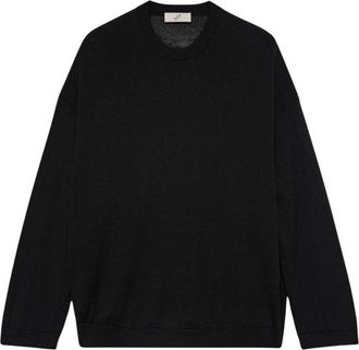 Bite Studios Noe Merino Sweater - Dames - Ronde hals truien - Zwart - L - Wol - Truien & Vesten
