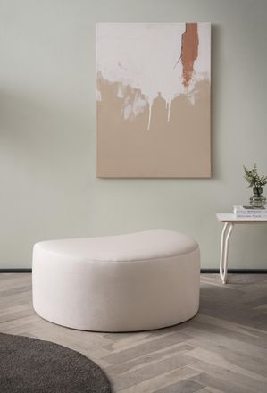 LeGer Home by Lena Gercke Hocker »Isalie, in modernen Farben und verschiedenen Stoffen« gepolstert, kombinierbar mit XXL-Sessel ISALIE