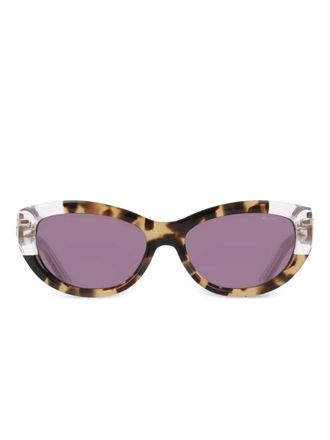Nike tortoiseshell cat-eye sunglasses - Brown