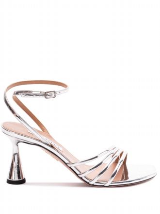 Aquazzura Womens Latour Sandal In Silver