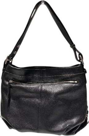 Coach Pre-owned Shoulder Bags, female, Black, Size: ONE SIZE Pre-owned Leather Shoulder Bag