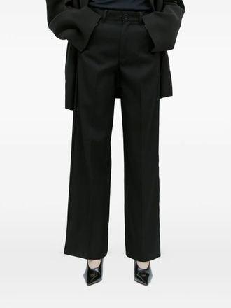 Jil Sander flared trousers - Zwart
