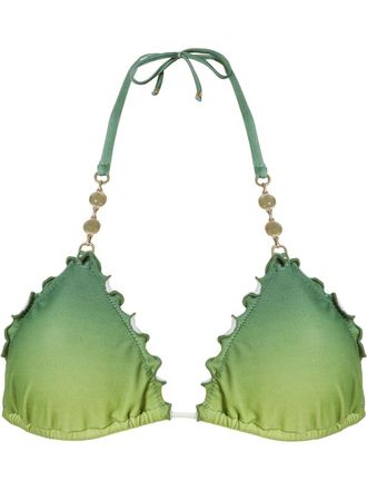 Amir Slama triangle bikini top - Verde