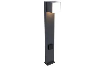 Lutec L&aacute;mpara De Pie Para Jard&iacute;n Lutec 7193805118, Color Antracita, Con Portal&aacute;mparas, Cabezal Ajustable, 12 W, Ip54, 3000 K