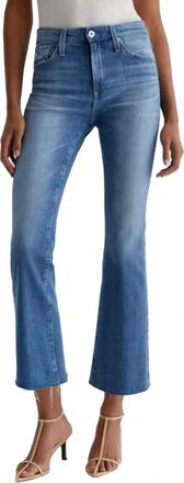 AG - Adriano Goldschmied Farrah Boot Crop Jean In Iris