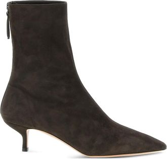 Aquazzura 50mm Montmartre ankle boots - women - Leather/Goat Skin/Leather - 39 - Brown