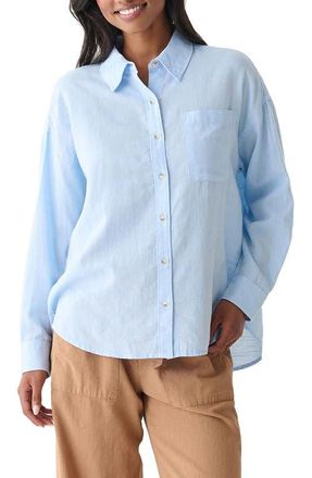 Hatley Cotton Chambray Button-Up Shirt at Nordstrom, Size X-Large