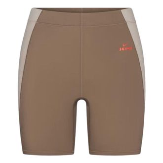 Nike (WMNS) Nike x SKIMS Shine High-Waisted 5 Biker Shorts Truffle Stone SHSHO9501W-TST