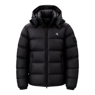 Calvin Klein Jeans Heren, Jassen, Zwart, Maat: S Poliester