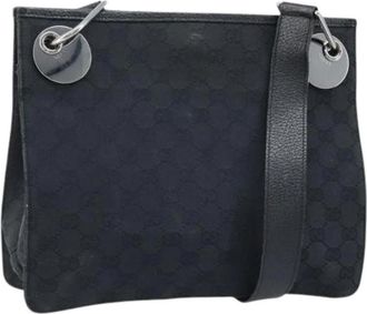 Gucci Pre-owned Vintage Schoudertas - Dames - Vintage Schoudertas - Zwart - ONE Size - Leer - Vintage