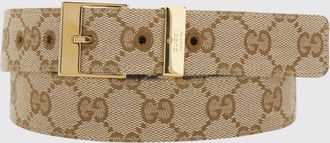 Gucci Cintura in jacquard di misto cotone con monogram GG