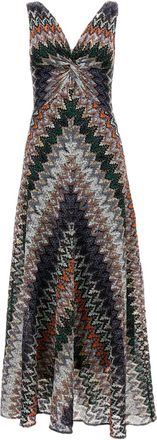 Missoni Multicolor Sleeveless Long Dress
