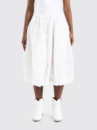 Comme Des Gar&ccedil;ons Gonna midi ricamata
