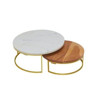 Be Home Garnet Raised Platters - Nested Set of 2 in White at Nordstrom