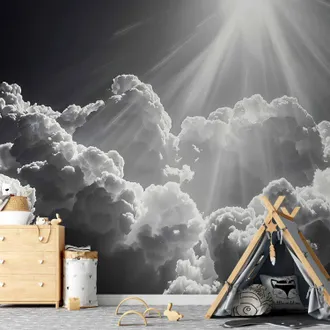 OEM Sfondo Fotografico - Speranza Tra Le Nuvole: Raggi Di Sole Ispiratori - Risvegliano Le Emozioni