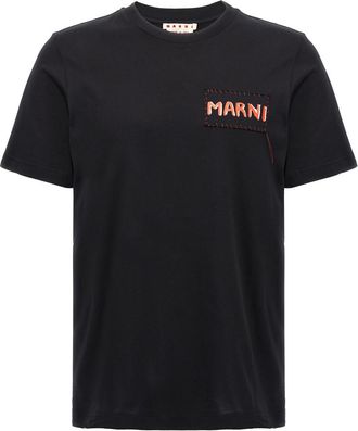 Marni Black Logo T-shirt
