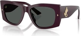 Jimmy Choo London Dames, Accessoires, Paars, Maat: 54 MM
