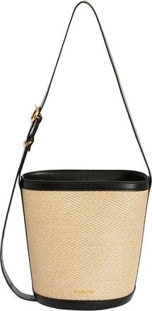 Jil Sander Cannolo Bucket Bag With Leather